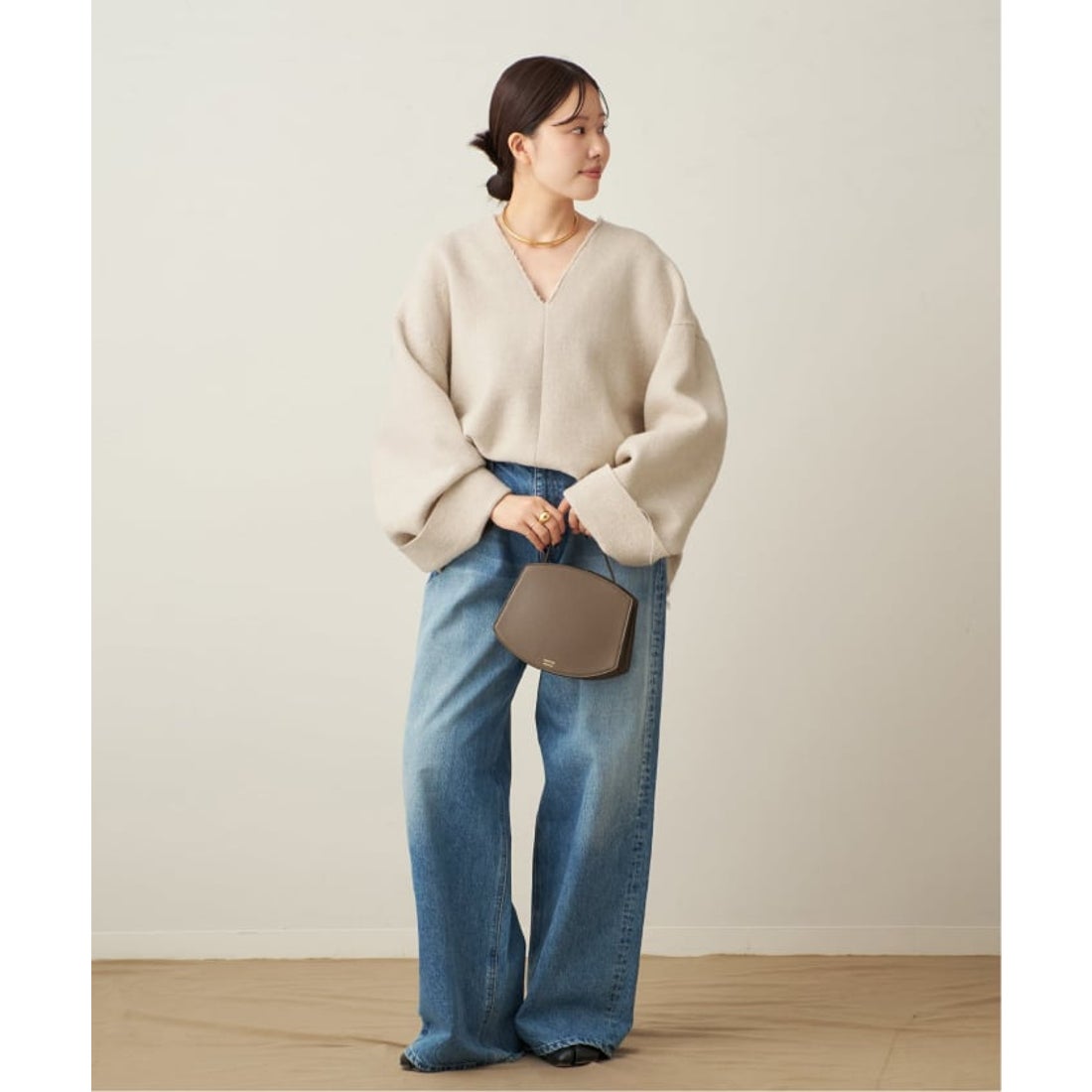 プラージュ Plage R'IAM シルエットブラウス （ナチュラル