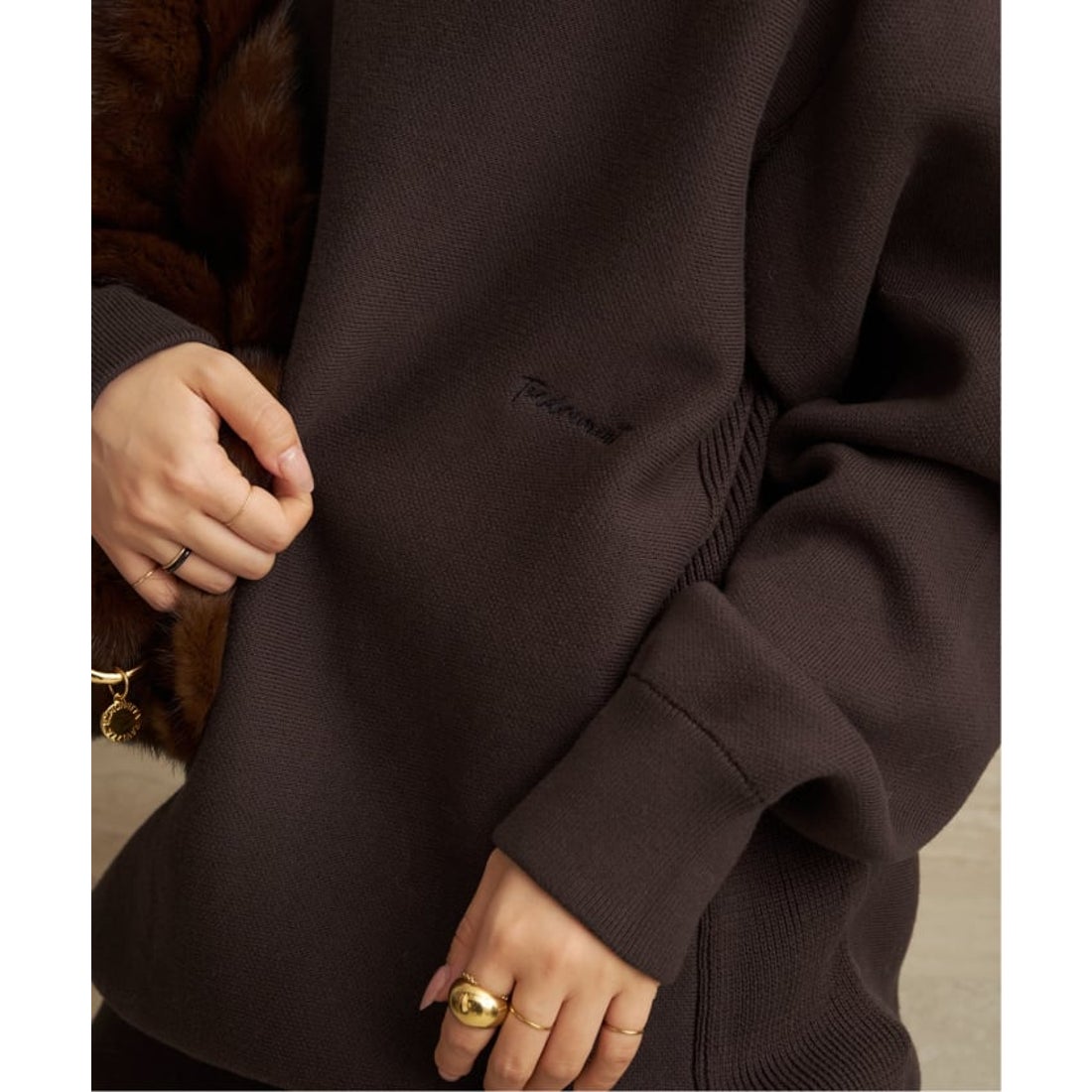 プラージュ Plage les Tendre brown スウェット （ブラウン