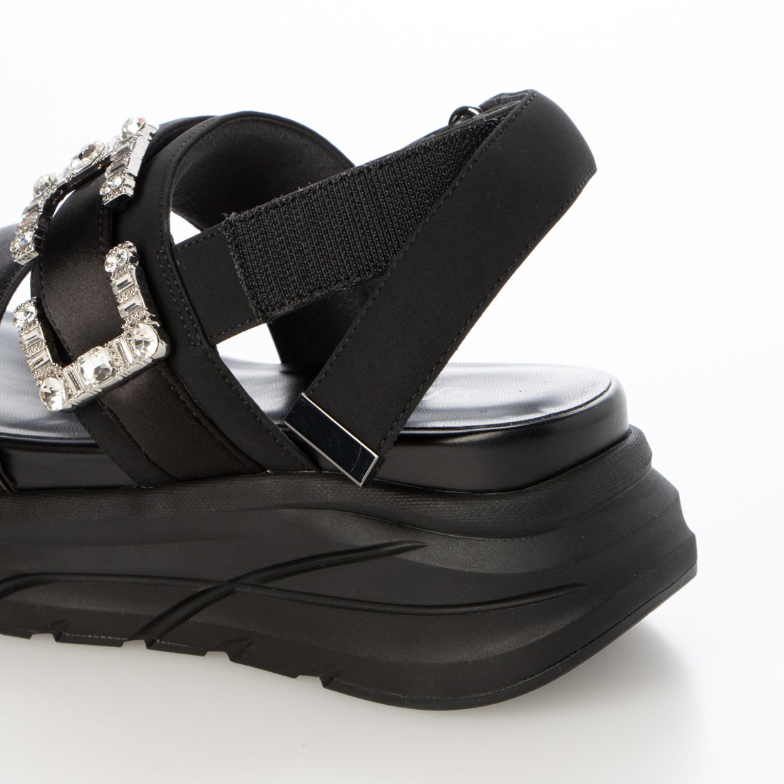 プラスダイアナ ＋diana 【軽量】ビジューバックル付き フットベット