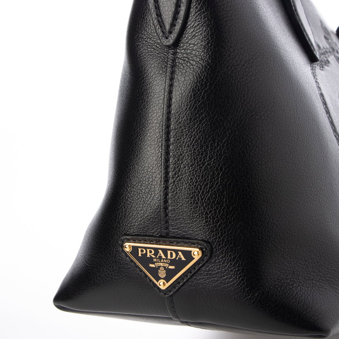 プラダ PRADA ☆ロゴエンボスレザー2WAYハンドバッグ - BORSA A MANO