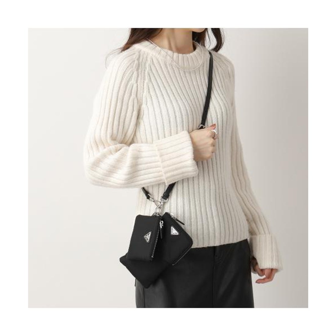 プラダ PRADA PRADA ネックポーチ 2TT091 2DMI フォンケース 小物入れ