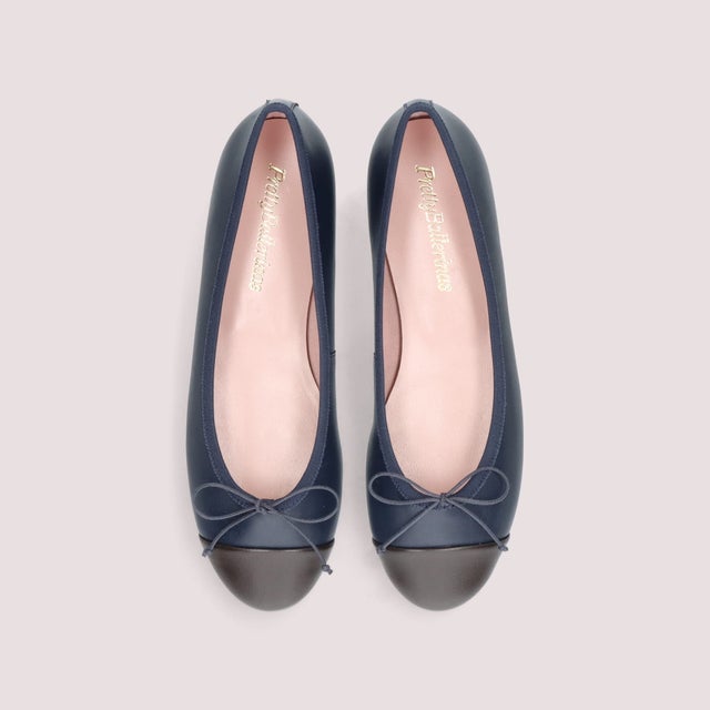 レディース フラットパンプス (ネイビー / 紺色) -Pretty Ballerinas