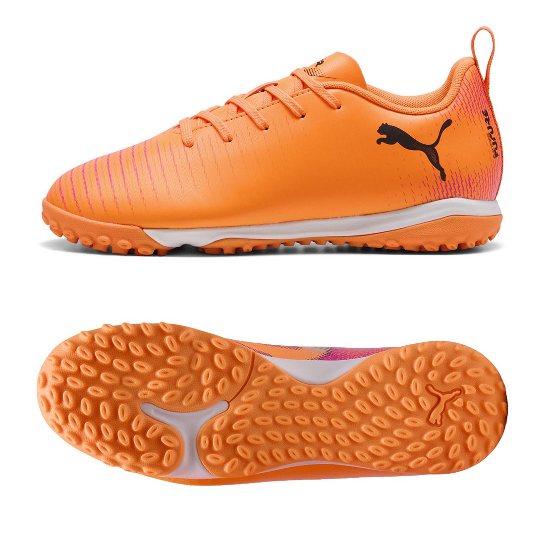 PUMA プーマ フューチャー 8 プレイ TT + MID ジュニア(オレンジ