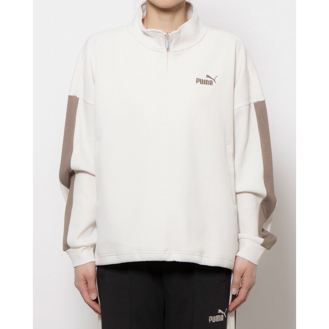 プーマ PUMA レディース スウェットトレーナー CORE HERITAGE ワッフル