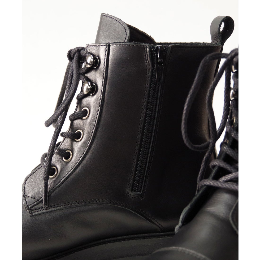 プーペ PUPE レースアップブーツ【231435】 （グレー） -靴