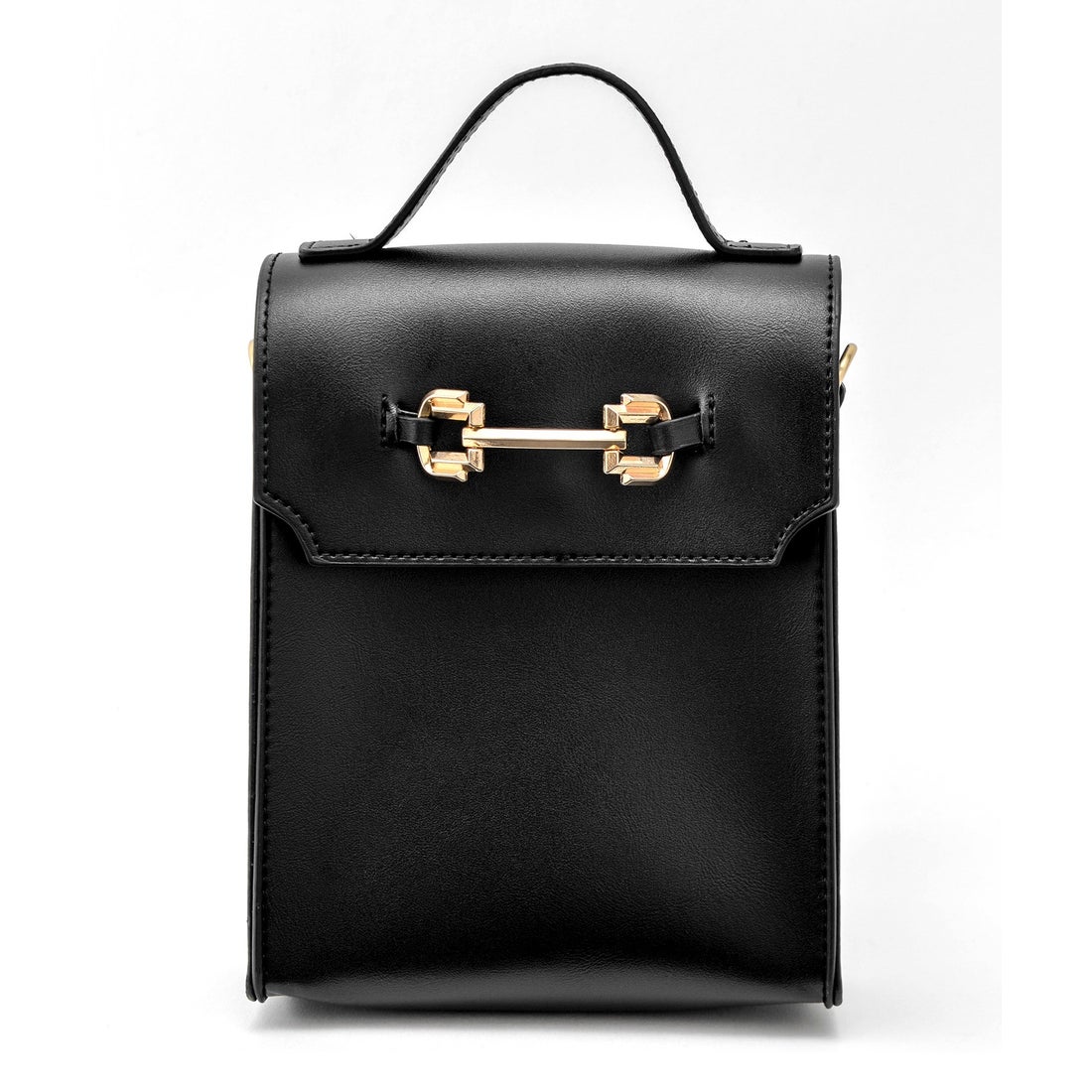 リネーム Rename ゴールドカラーバックル スクエア ミニショルダー