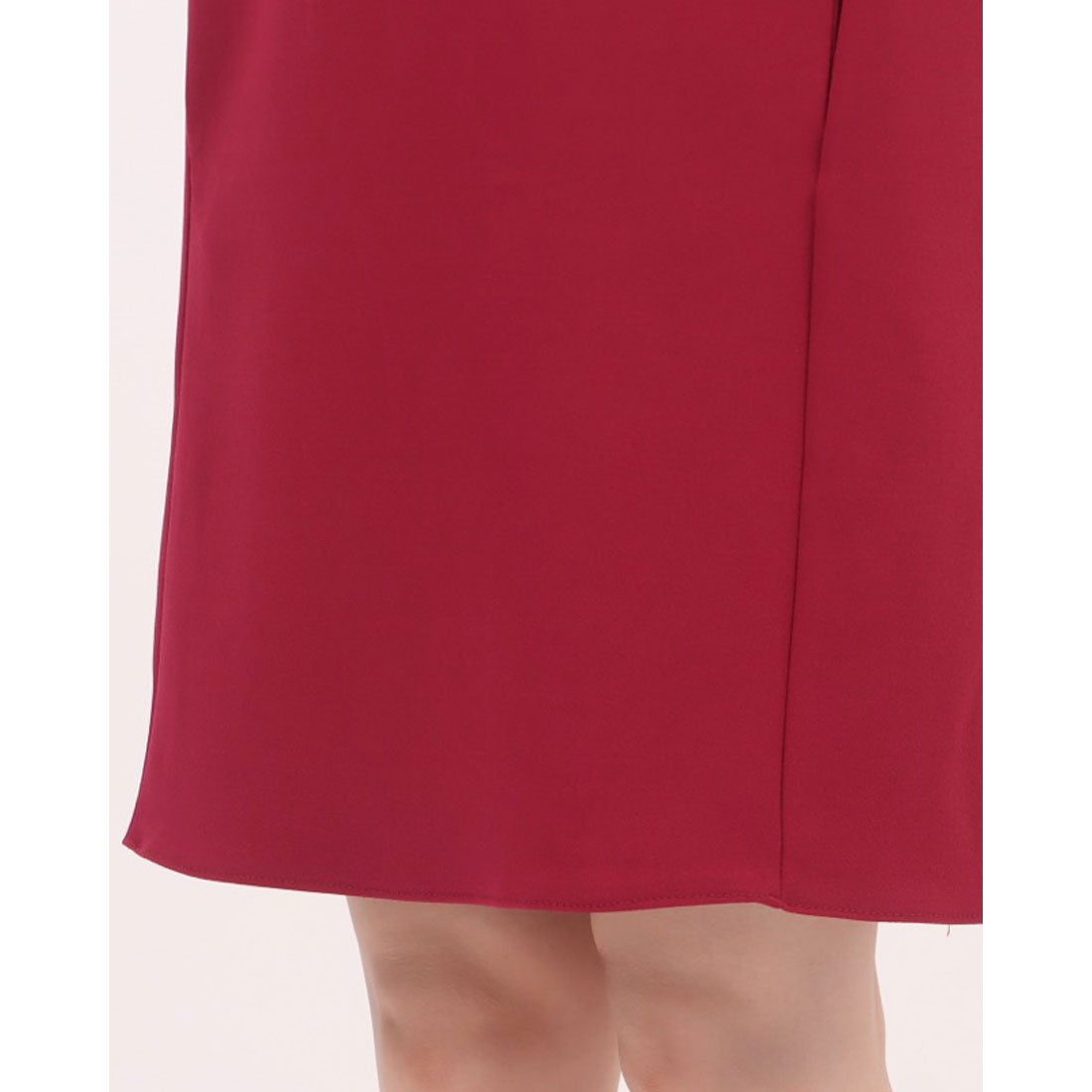 リナシメント RINASCIMENTO ダーツデザインワンピース （Bordeaux