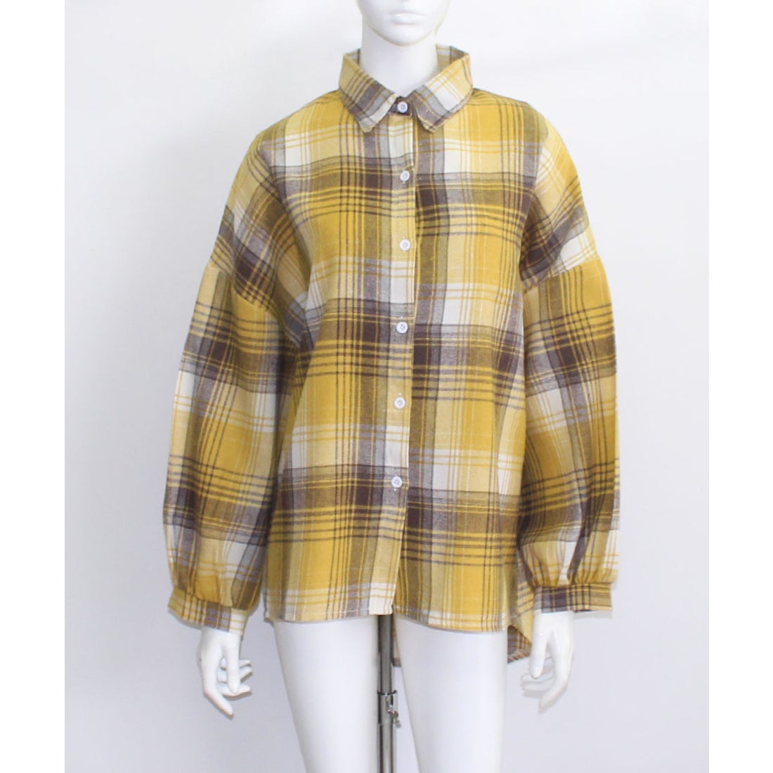 リフ Riff チェックシャツ ゆるシャツ 羽織り オーバーサイズ 大きい