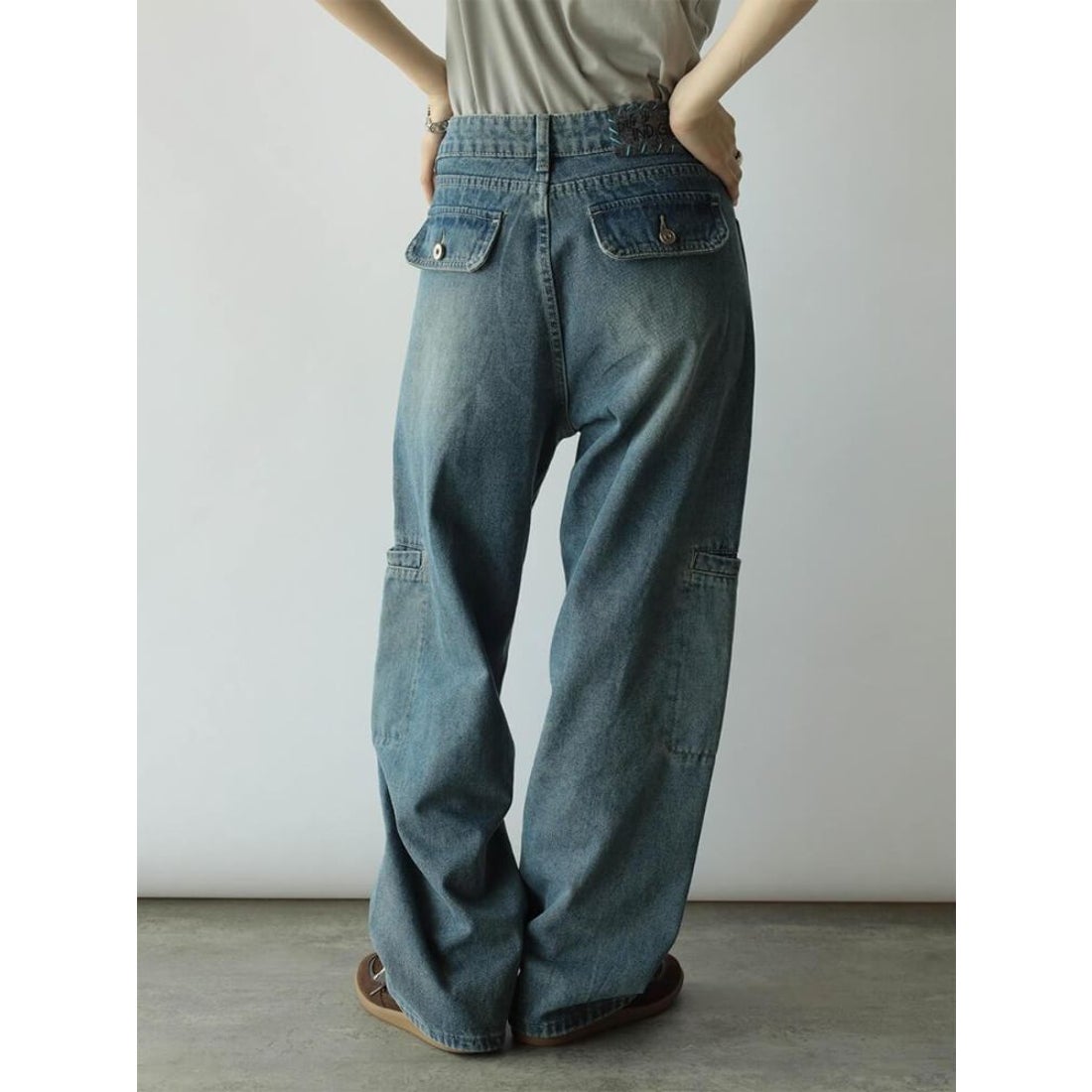 ラディエイト RADIATE cafe de INDiGo 切替デザインストレートデニム