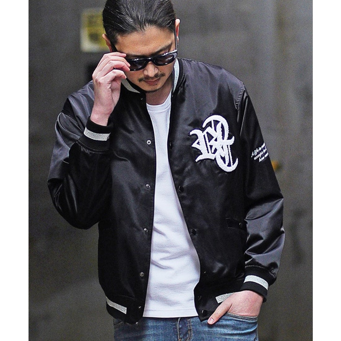 ラトルトラップ RattleTrap バックサテンスタジャン （ブラック