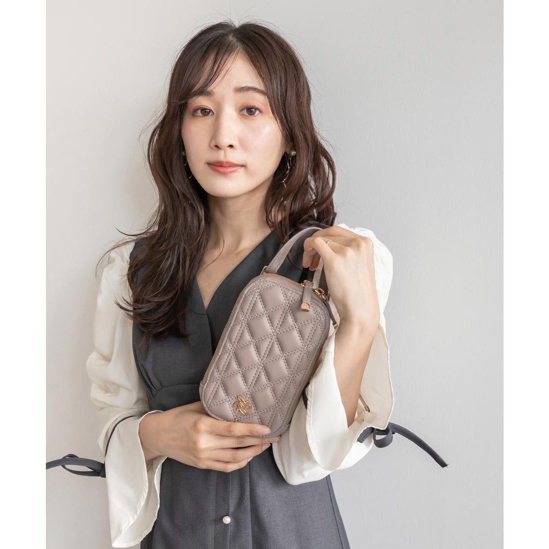 ランダ RANDA 2WAYキルティングマルチショルダーバッグ （PURPLE） -靴