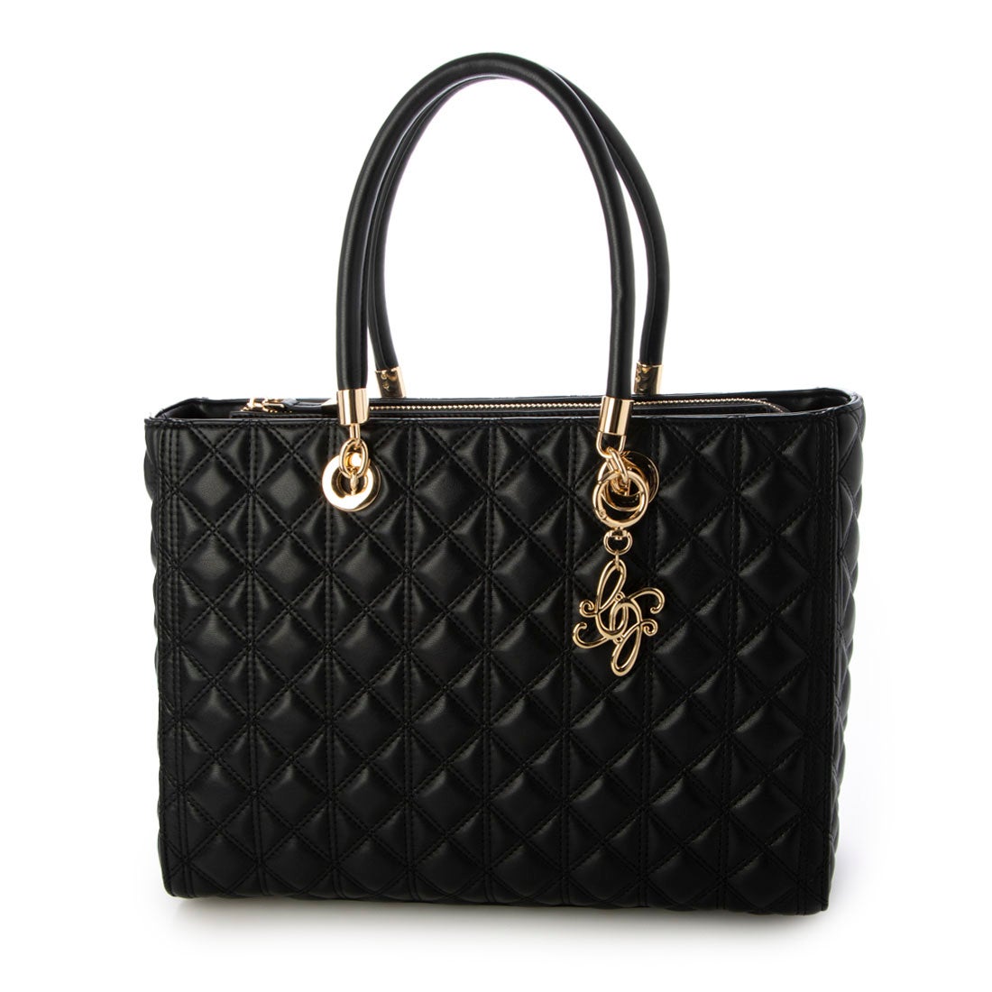 ランダ RANDA 【A4対応】2WAYキルティングラージバッグ （BLACK） -靴