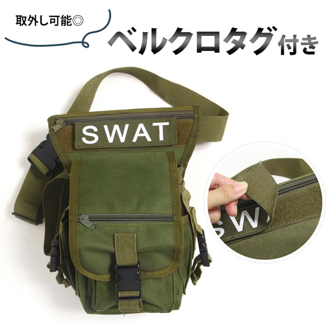 リアルスタイル REAL STYLE レッグバッグ バイク 釣り 大容量 ポーチ