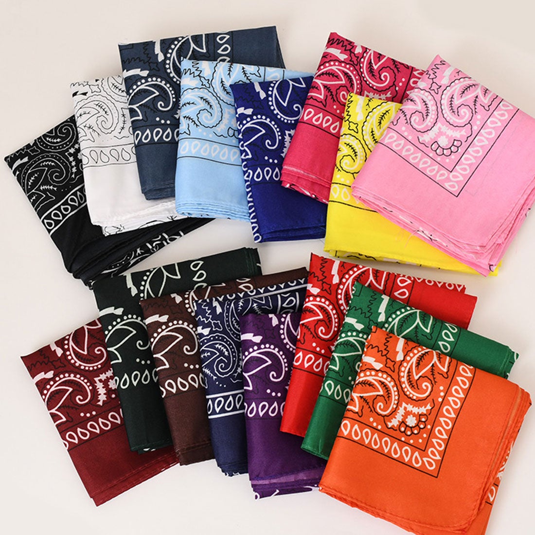 リアルスタイル REAL STYLE バンダナ 大判 柄 スカーフ メンズ