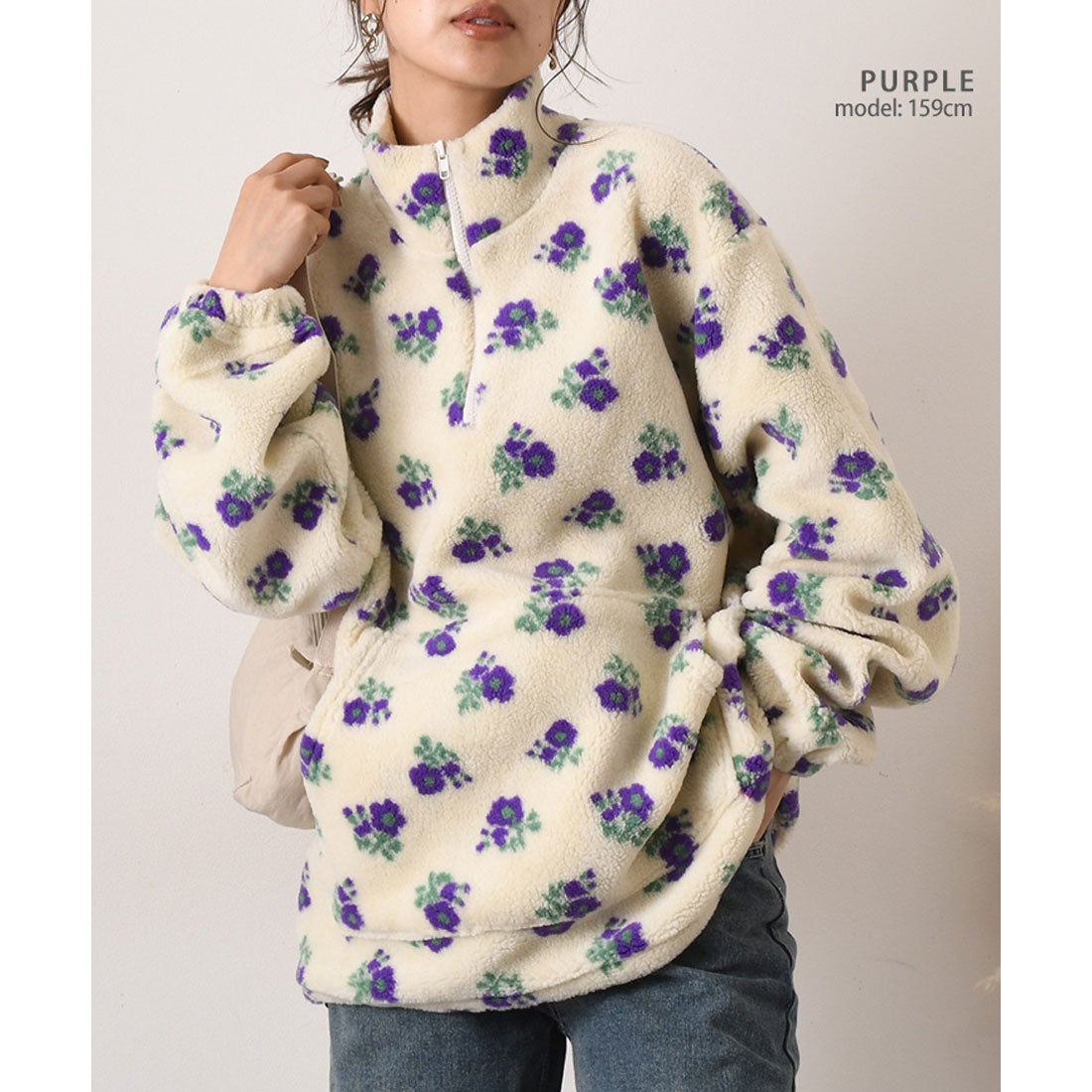 リアルスタイル REAL STYLE フリース トップス レディース 長袖 冬