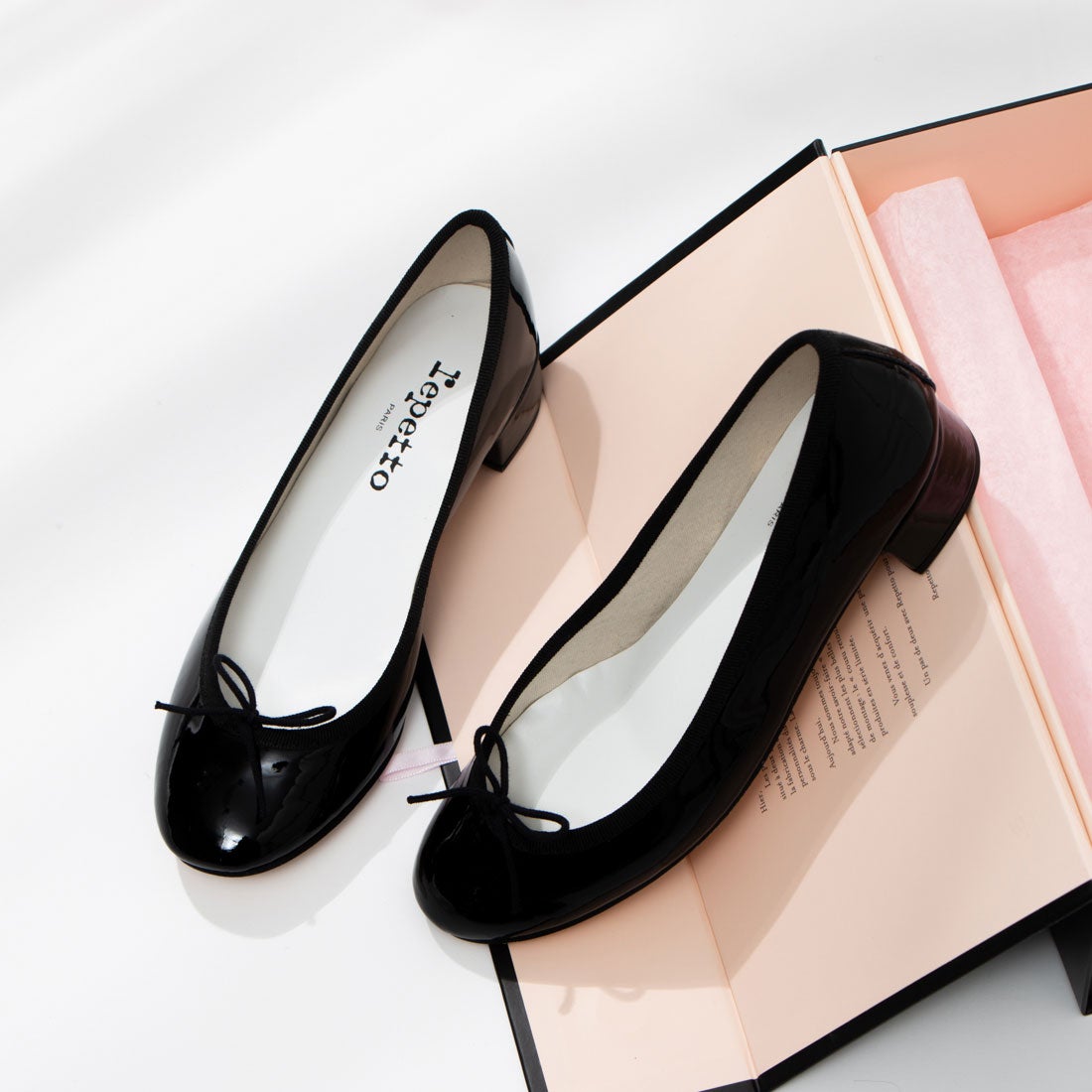 Repetto 〇レペット repetto CAMILLE （ブラックエナメル） -靴