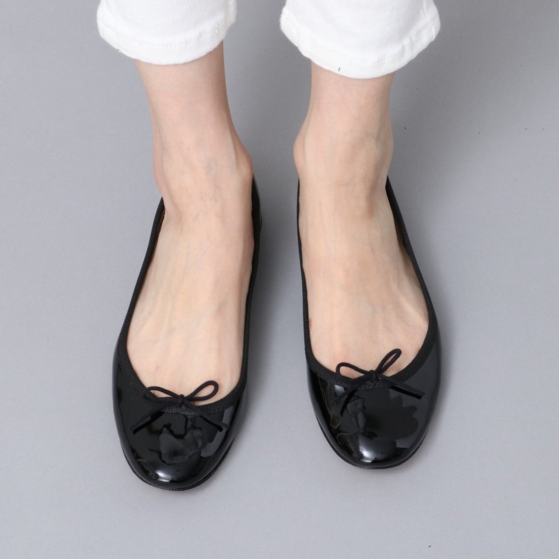 Repetto 〇レペット repetto CENDRILLON （ブラックエナメル） -靴