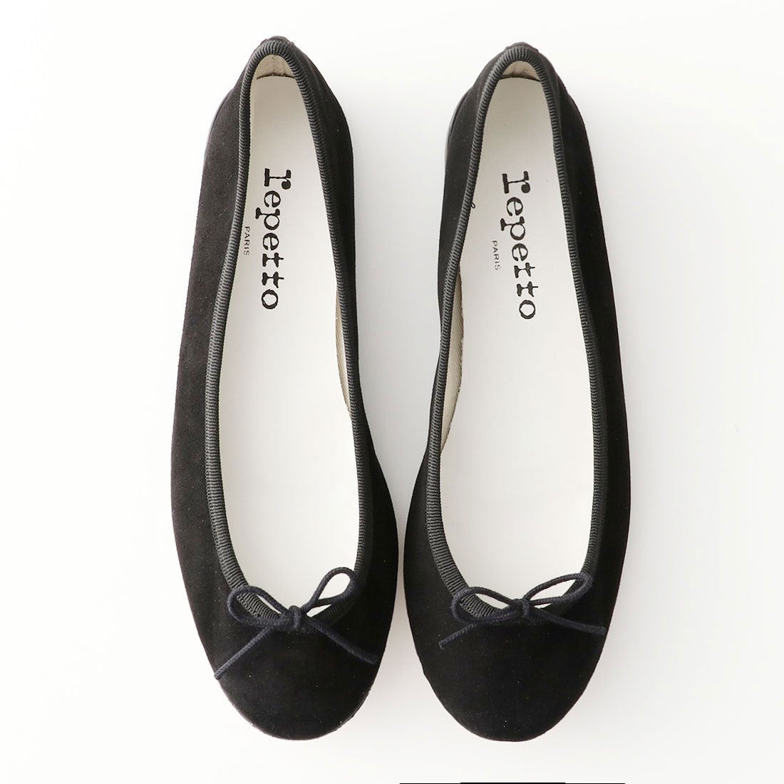 Repetto 〇レペット repetto CENDRILLON （ブラックスエード） -靴