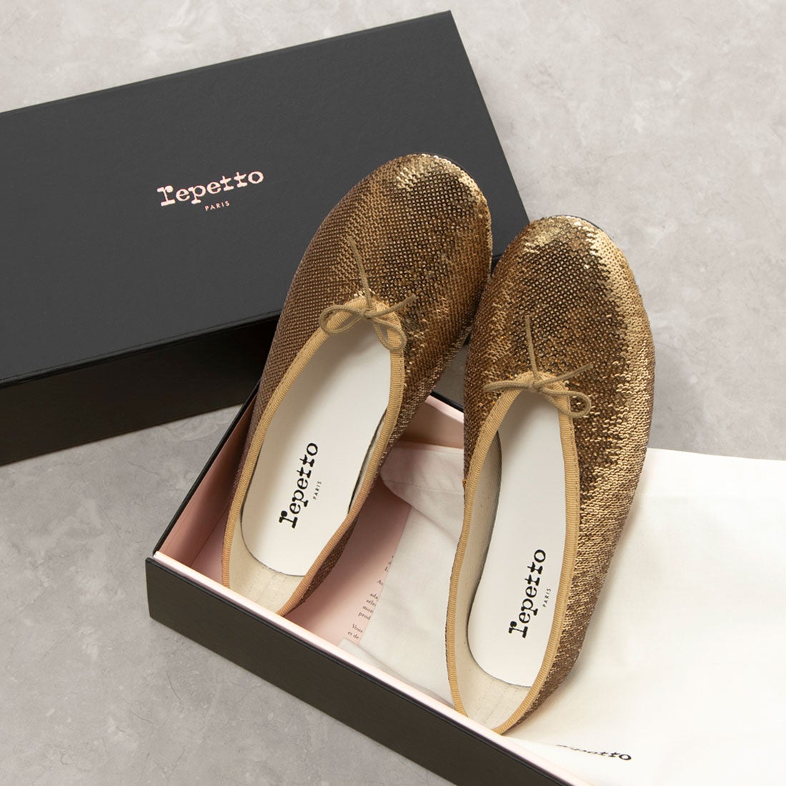 Repetto レペット repetto LILOUH （ゴールド） -waja bazar - 海外