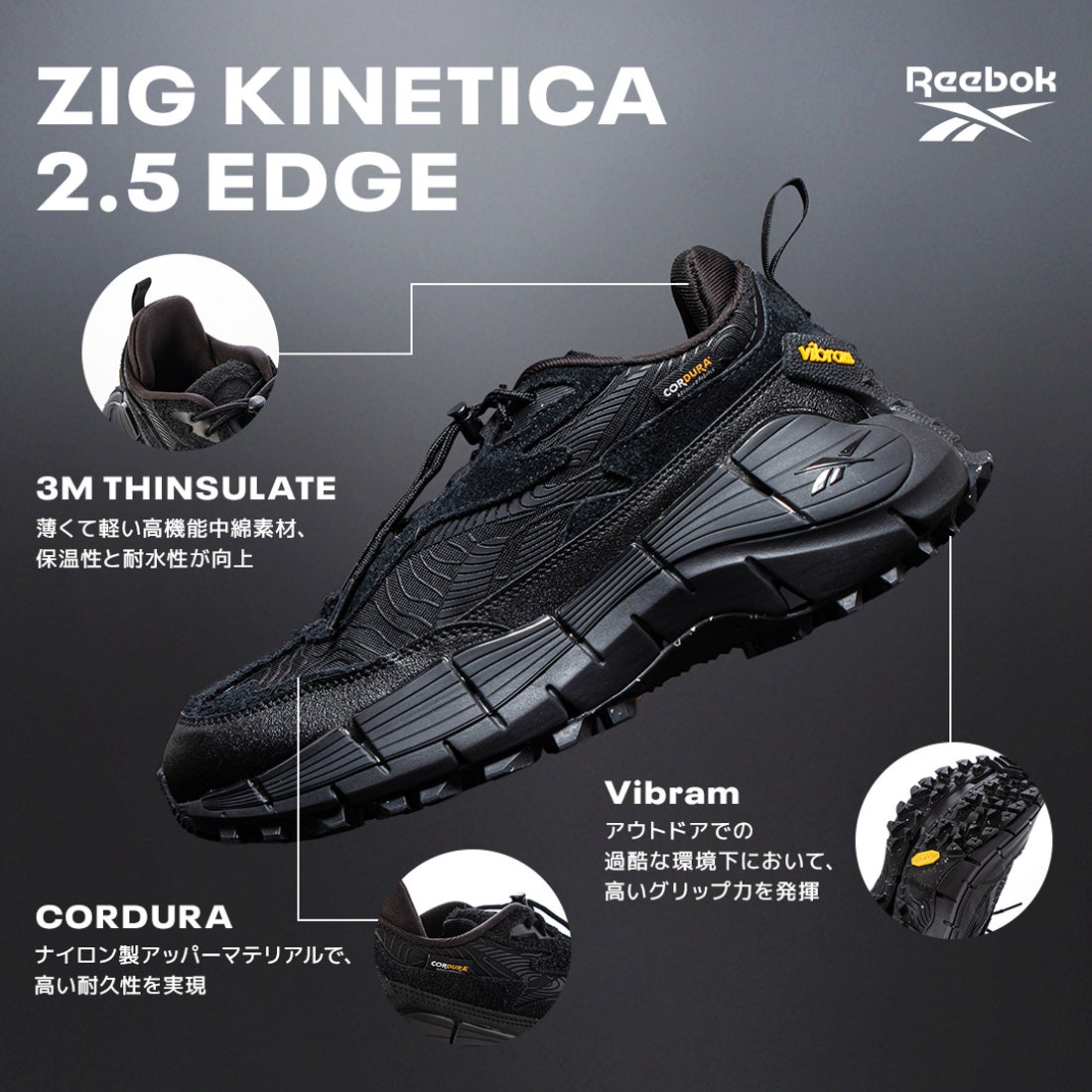 ジグ キネティカ 2.5 エッジ / ZIG KINETICA 2.5 EDGE （ナチュラル