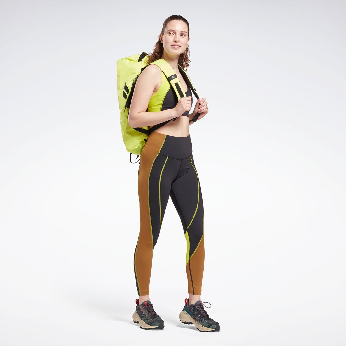 Lux ハイライズ カラーブロック レギンス / Lux High-Rise Colorblock