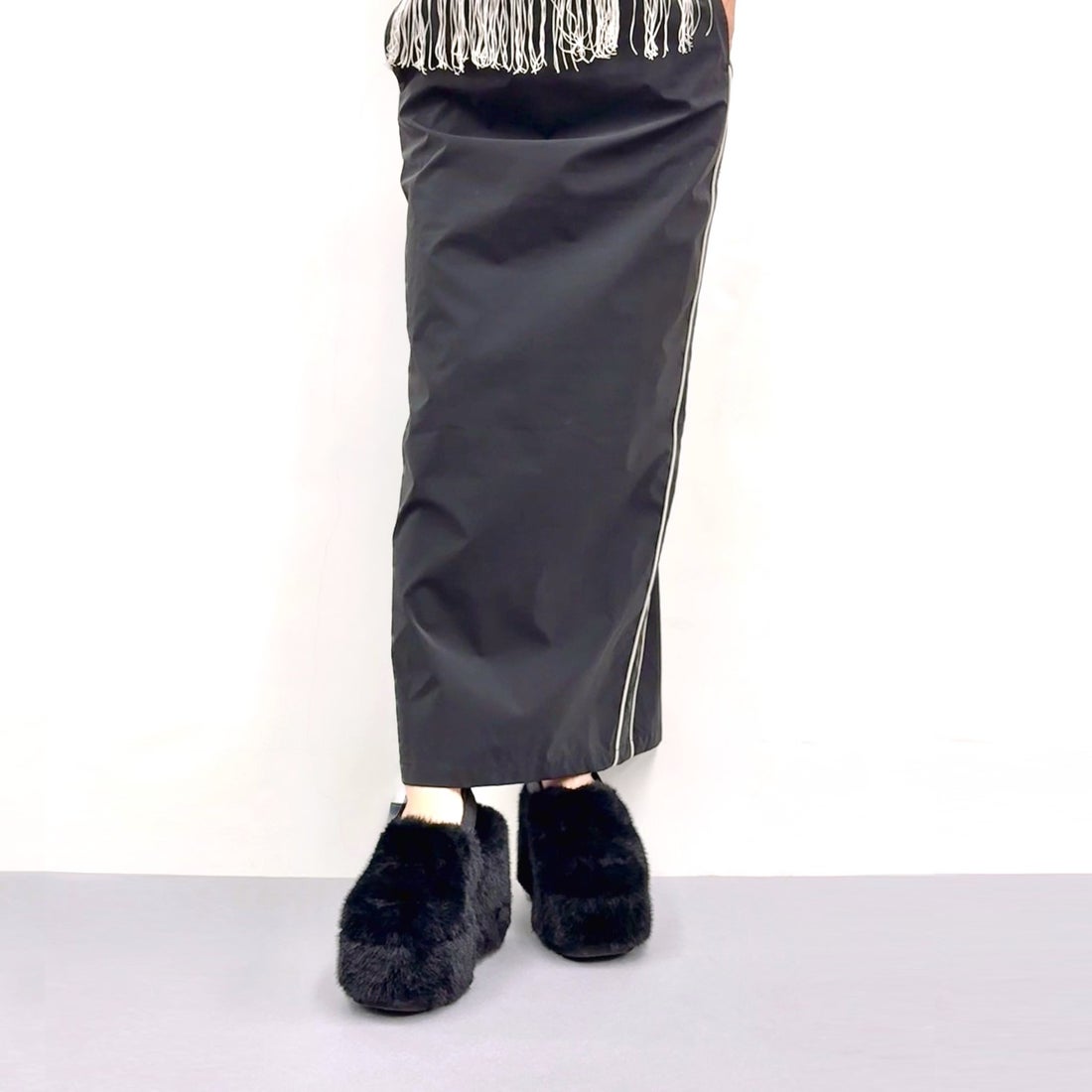 アールアンドイー R&E 【2025AW新作】【R&E】バックストラップ厚底サボ