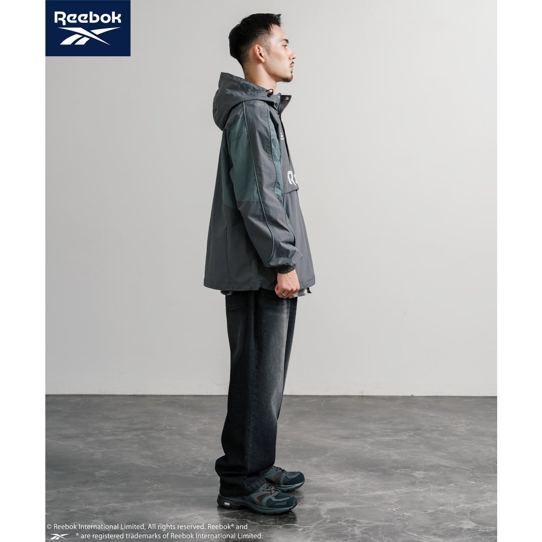 ロッキーモンロー Rocky Monroe Reebok ナイロンジャケット アノラック