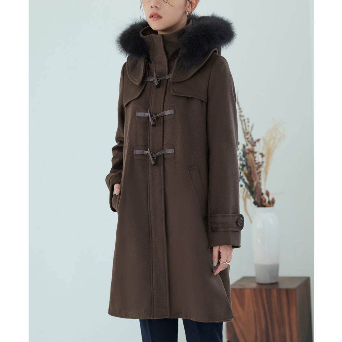 ルイルエブティック RUIRUE BOUTIQUE Super120'sウール フォックス