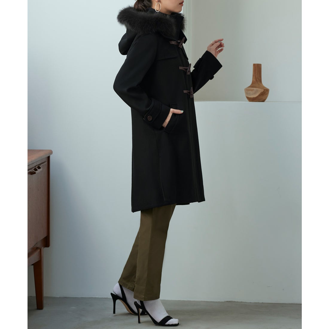 ルイルエブティック RUIRUE BOUTIQUE Super120'sウール フォックス