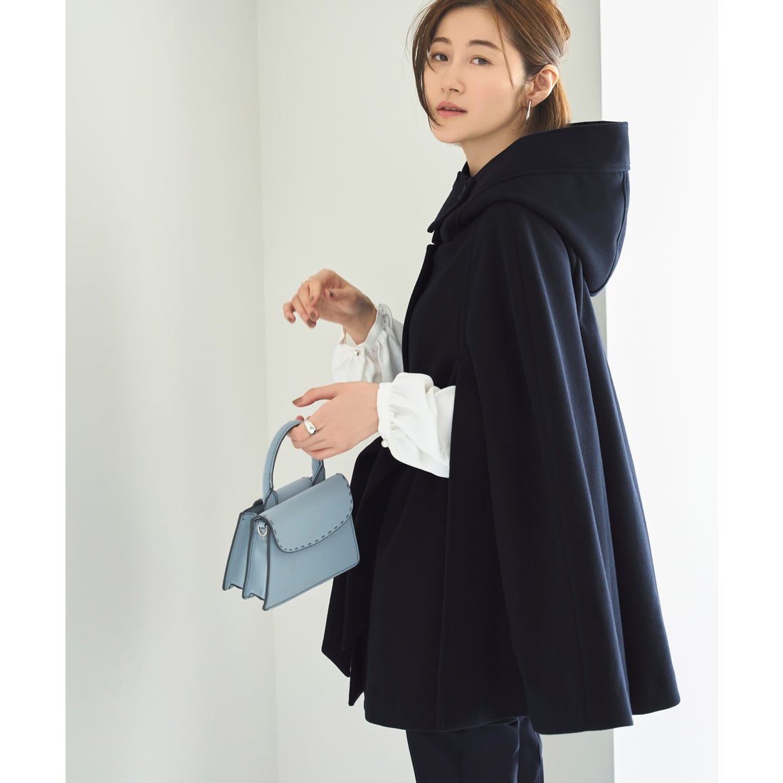 ルイルエブティック RUIRUE BOUTIQUE 2WAYシルエットニットメルトン