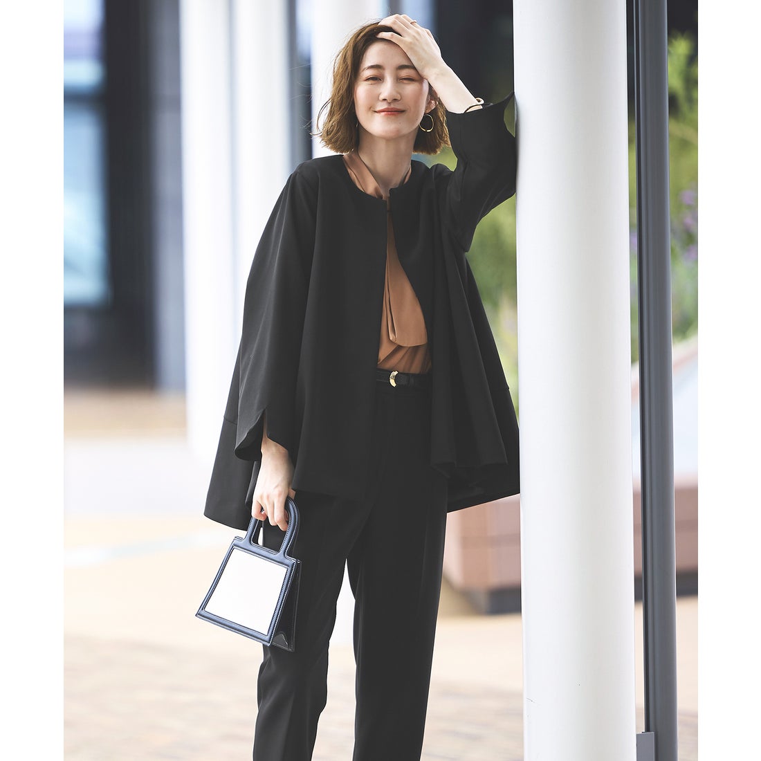 ルイルエブティック RUIRUE BOUTIQUE 2点セット ｜ ノーカラー フレア