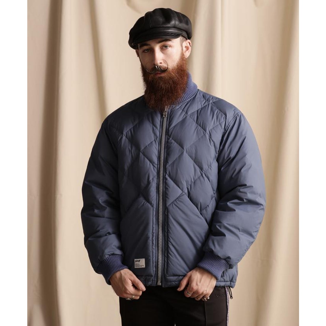 ショット Schott QUILTED DOWN JACKET/キルティング ダウンジャケット