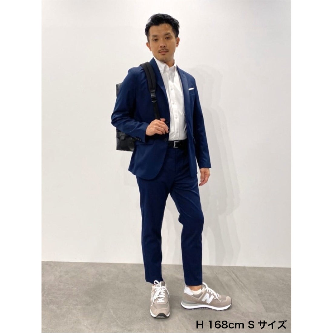 Bizテーラードジャケット （ネイビー） -WWSワークウェアスーツ公式