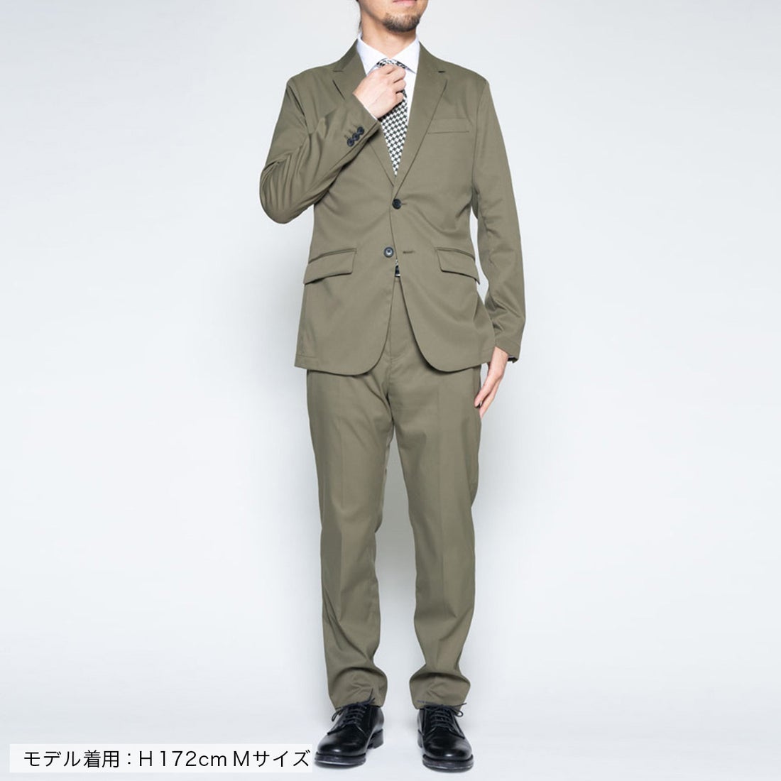 Bizフルレングスパンツ （オリーブ） -WWSワークウェアスーツ公式