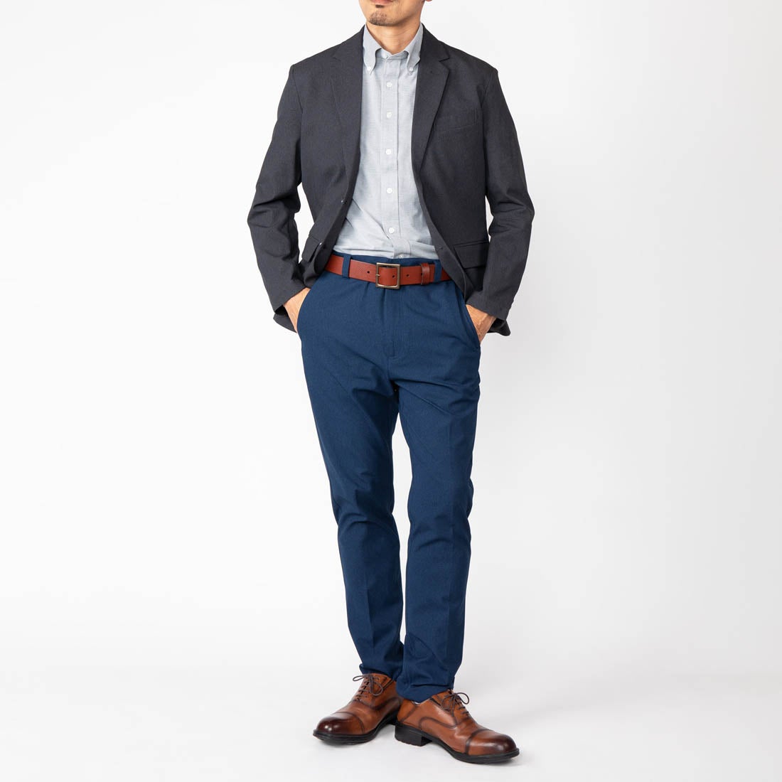 クールフルレングスパンツ （ビターネイビー） -WWSワークウェアスーツ