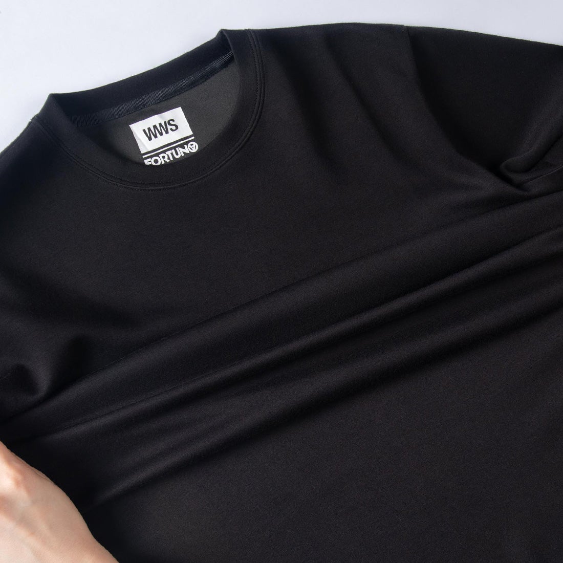 別注】＜FORTUNA HOMME＞大人のロンT（ブラック） -WWSワークウェア