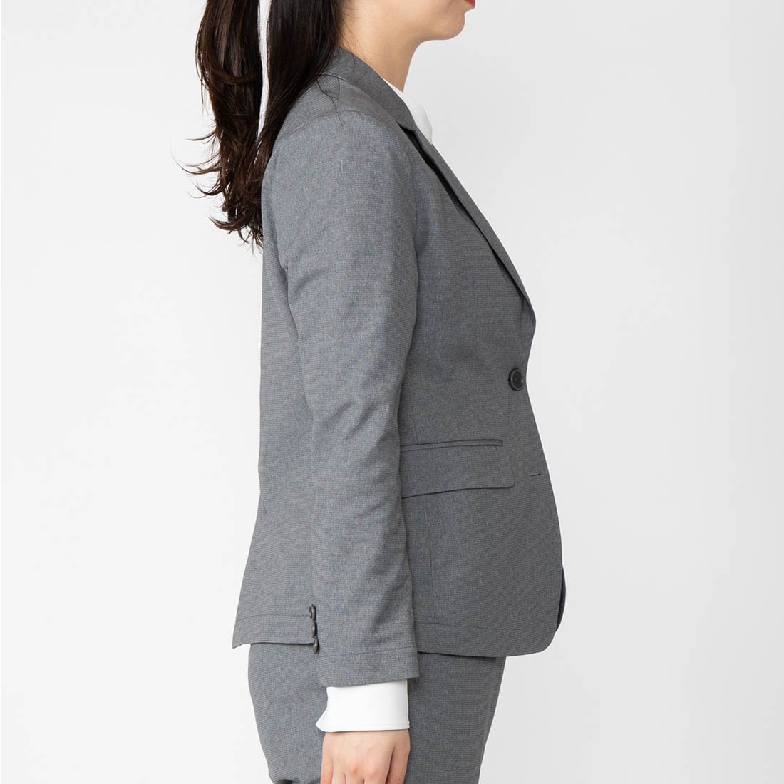 クールテーラードジャケット （ビターグレー） -WWSワークウェアスーツ