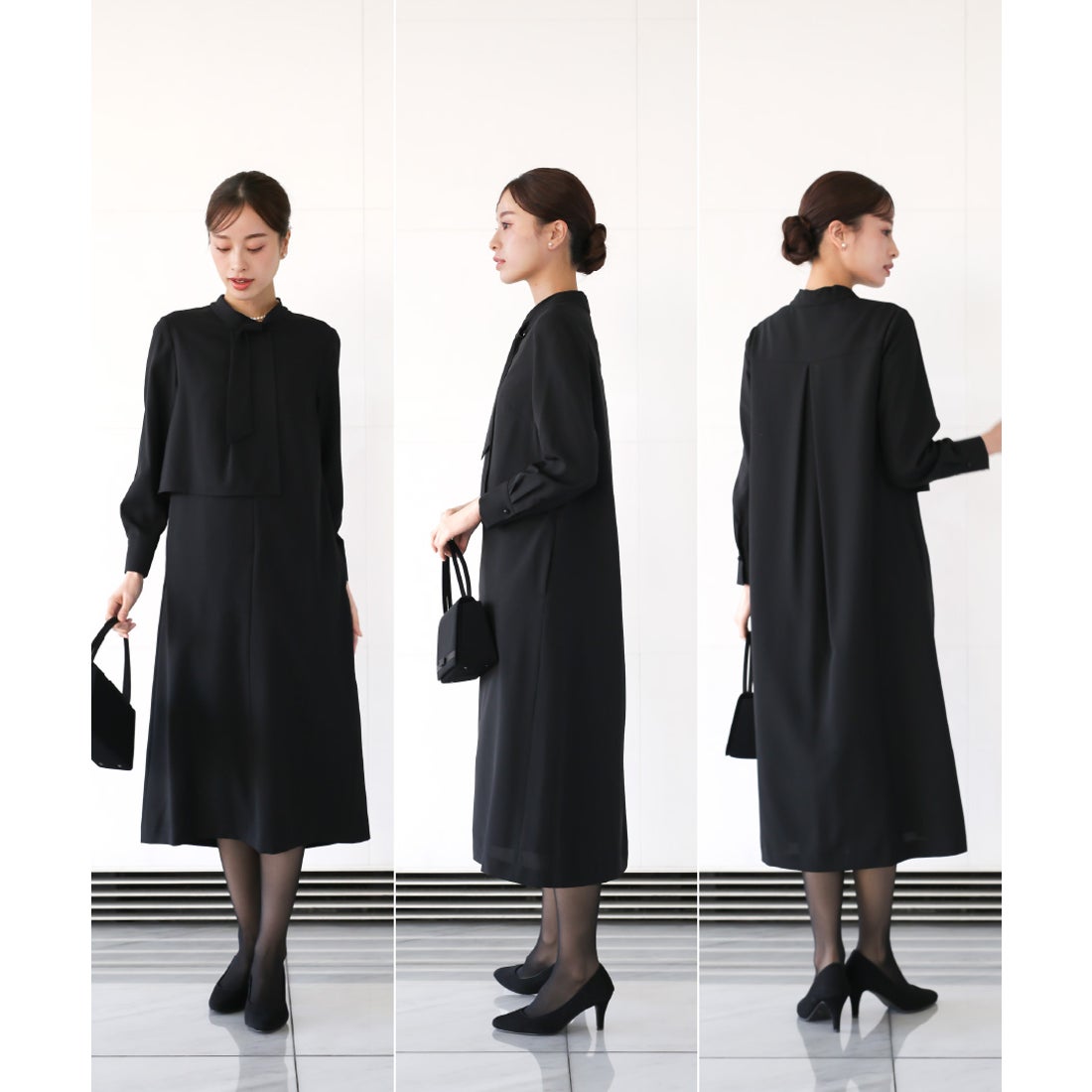 ホワイトジョーラ WHITE JOOLA 【洗濯機で洗える】喪服