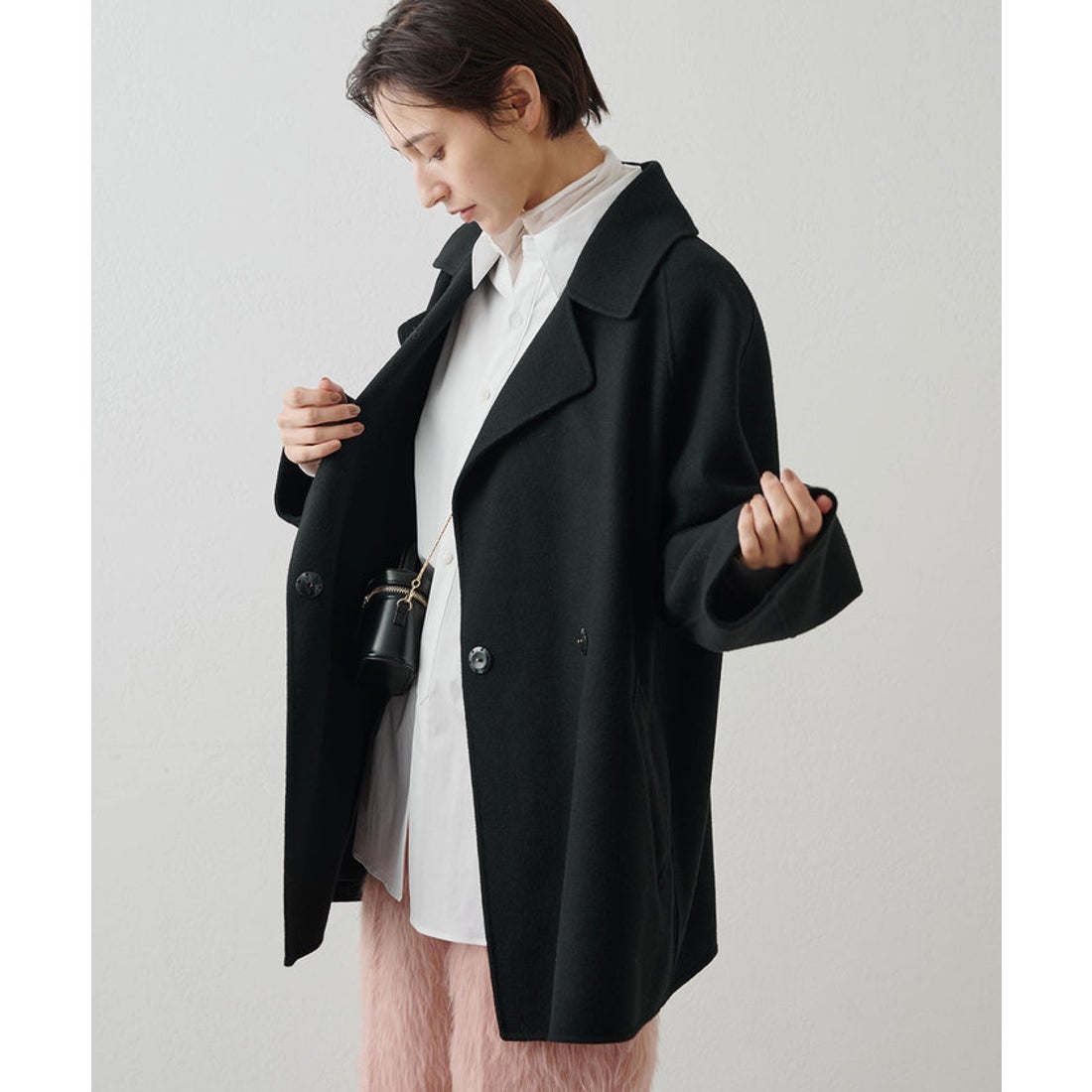 ウィムガゼット Whim Gazette リバーピーコート （greige） -靴