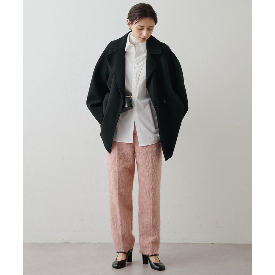 ウィムガゼット Whim Gazette リバーピーコート （greige） -靴