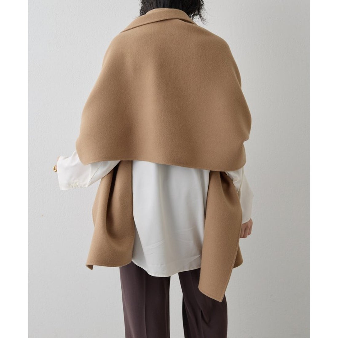 ウィムガゼット Whim Gazette リバーケープ （camel） -靴