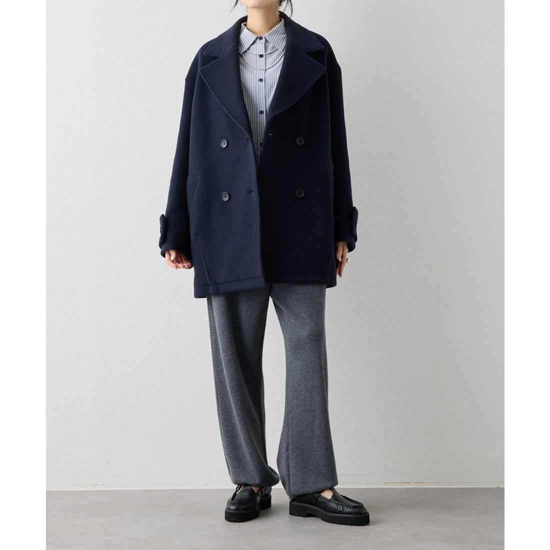 ウィムガゼット Whim Gazette 【THE PAUSE】ミドルPコート （camel