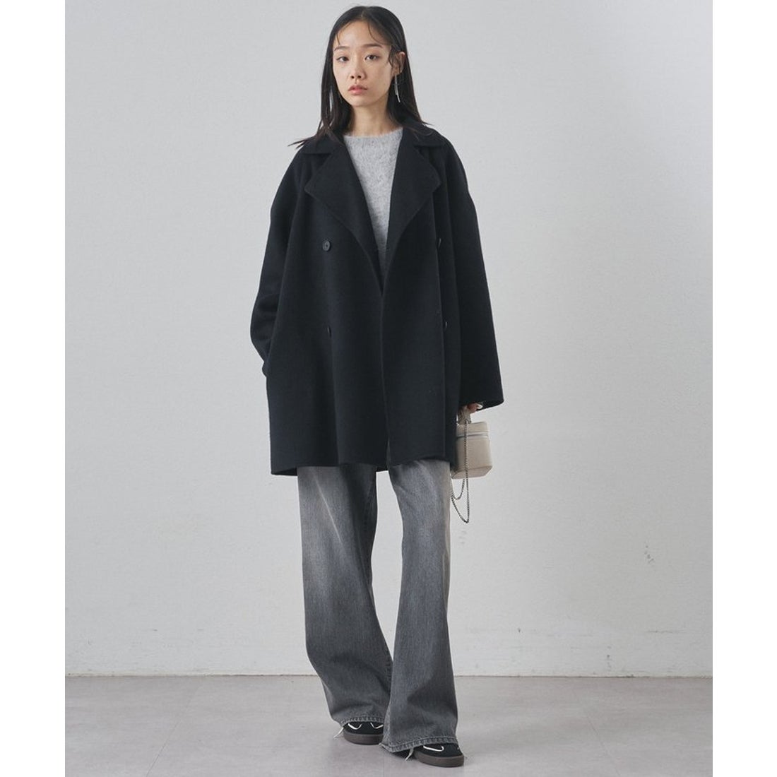 ウィムガゼット Whim Gazette リバーPコート （camel） - ファッション