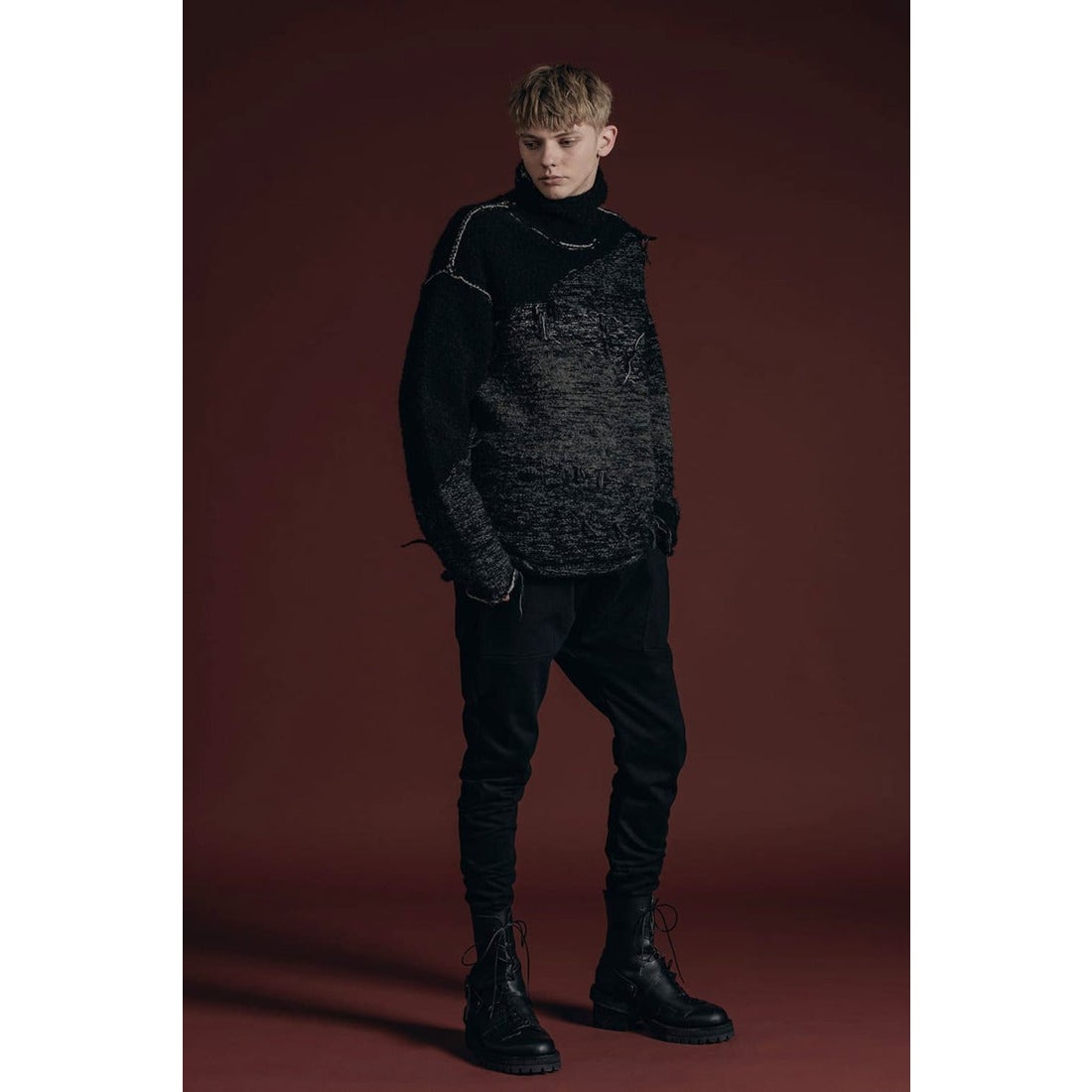 ザ ヴィリディアン The Viridi-anne Reversible Grunge Sweater