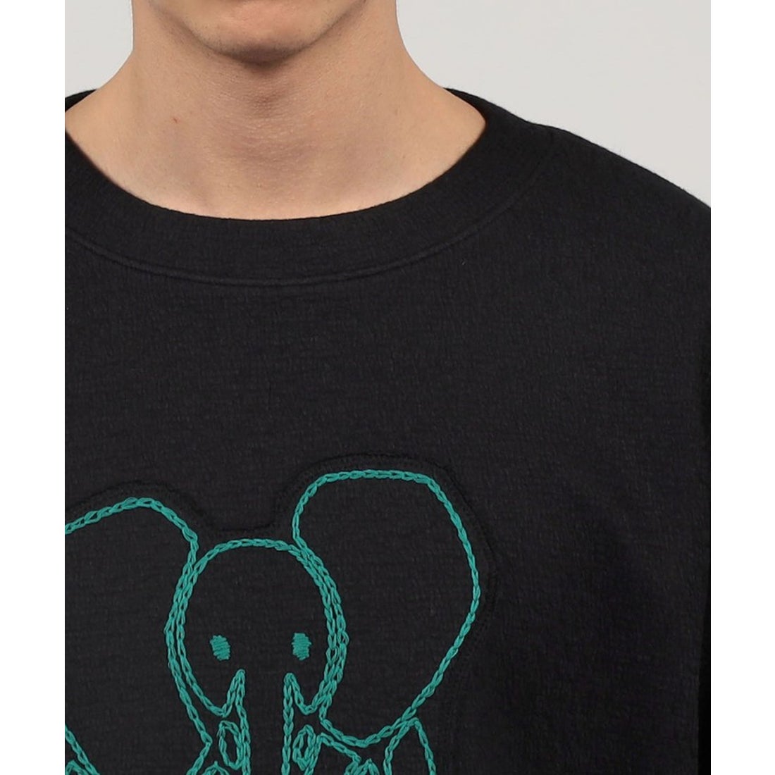 キャバン CABaN CABaN ウールコットンダブルフェイス エンブロイダリー