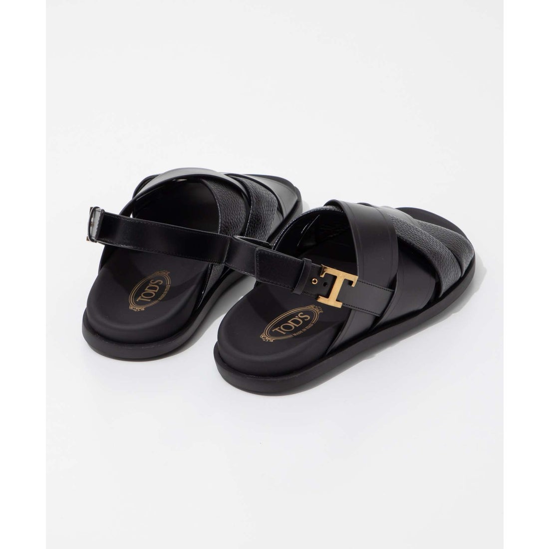 トッズ TOD'S XXW68K0IA20 T8N サンダル CALF DER+MIDOU レディース