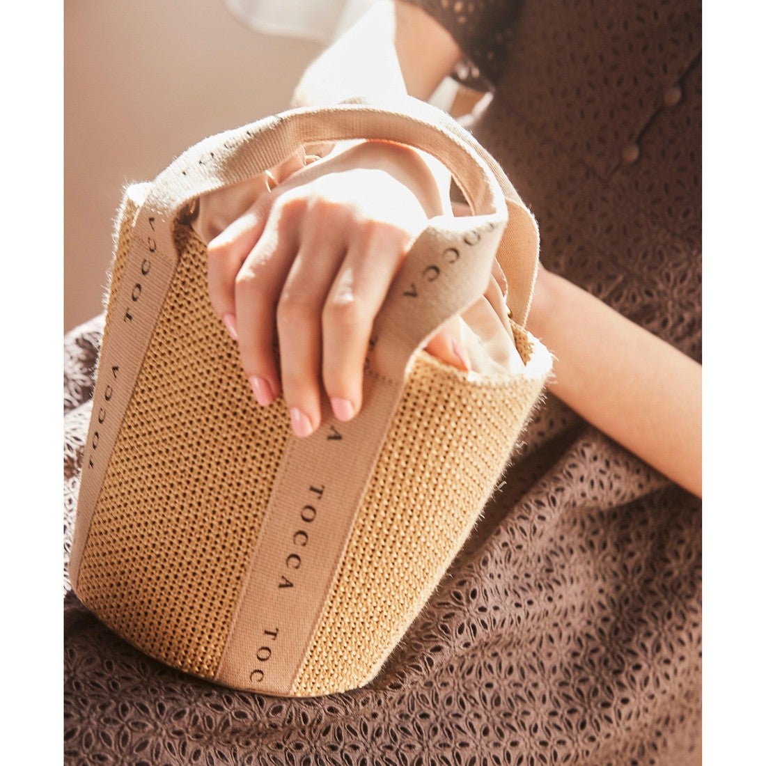 TOCCA 【WEB＆一部店舗限定】DANCING TOCCA SUMMER TOTE かごバッグ