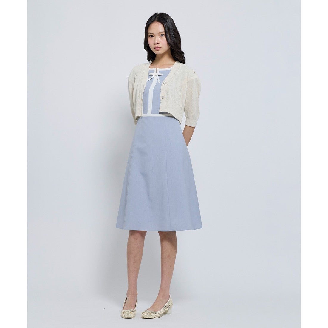 TOCCA SUGAR BITES ニットカーディガン （ピンク系） -靴