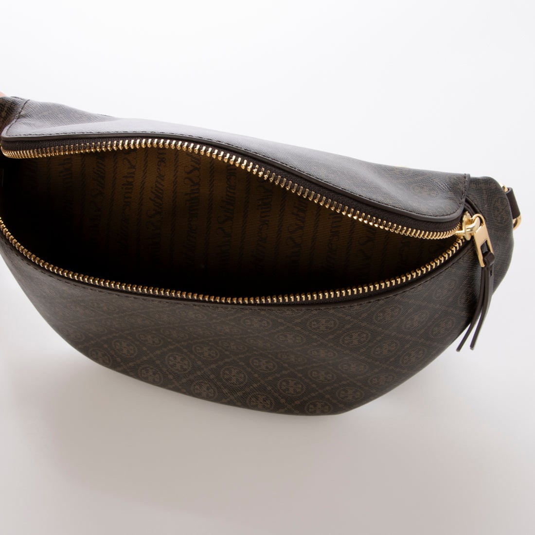 トリーバーチ TORY BURCH Tモノグラム ベルトバッグ （French Press