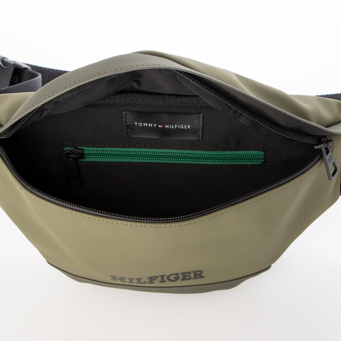 トミー ヒルフィガー TOMMY HILFIGER モノタイプボディバッグ （カーキ